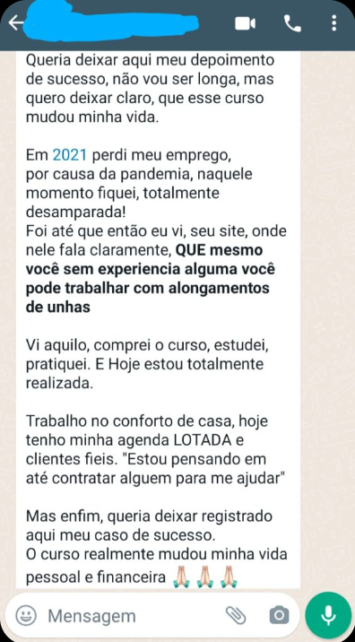 PROVA ALONGAMENTO UNHAS 1